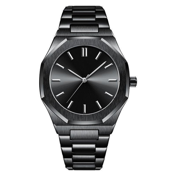 Diamond Gold Men's Watch Student Quartz - Trendha