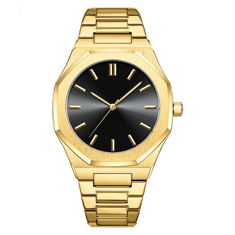 Diamond Gold Men's Watch Student Quartz - Trendha