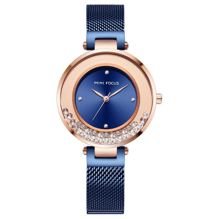 Diamond Waterproof Small Dial Watch - Trendha