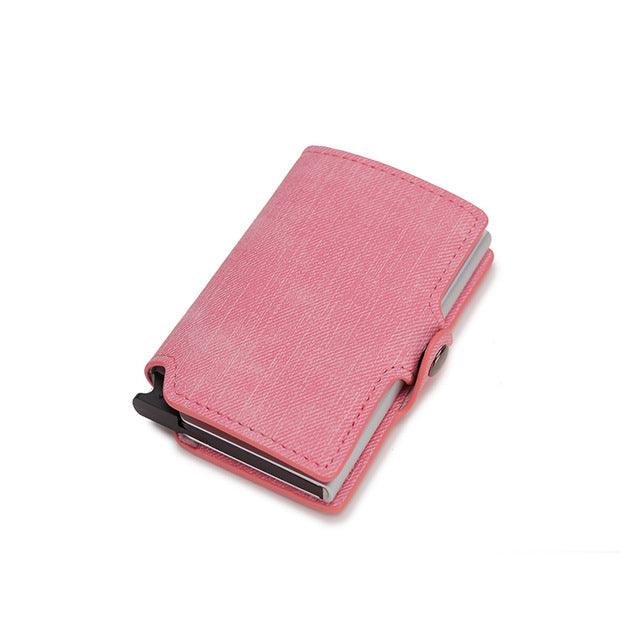 Double Box Metal Automatic Card Bag Wallet Aluminum Alloy - Trendha