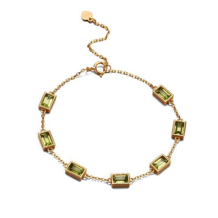 Dream Come True Faceted Natural Crystal Bracelet Female - Trendha
