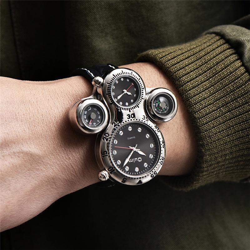 Dual Movement Outdoor Strap Quartz Watch - Trendha