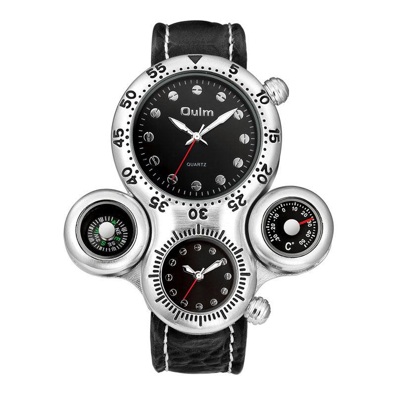 Dual Movement Outdoor Strap Quartz Watch - Trendha