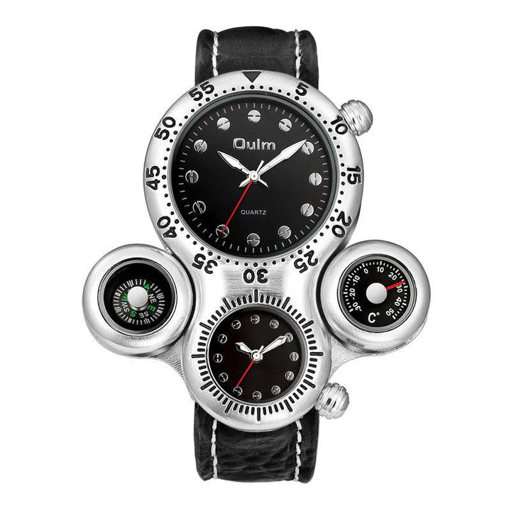 Dual Movement Outdoor Strap Quartz Watch - Trendha