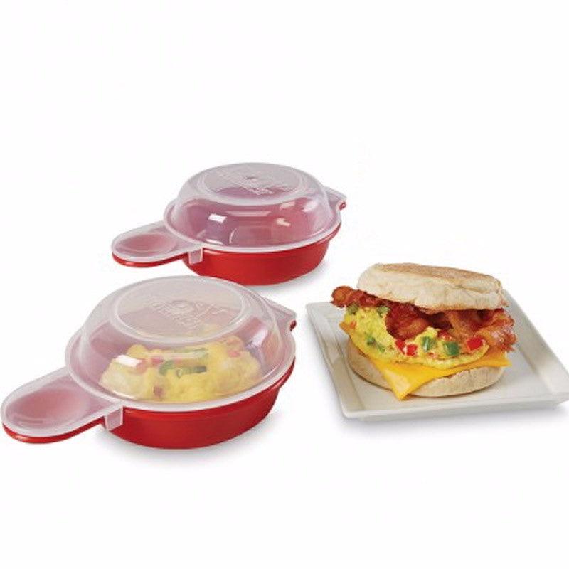 Easy Eggwich Egg Hamburg Pancake Omelet Maker Microwave Cheese Egg Poachers Eggs Tools Drop Shipping