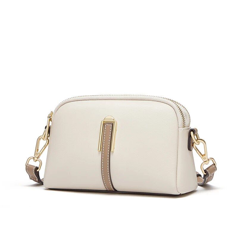 Elegant Leather Crossbody & Shoulder Satchel