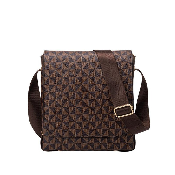 European And American Fashion Men's Flap Shoulder Bag - Trendha