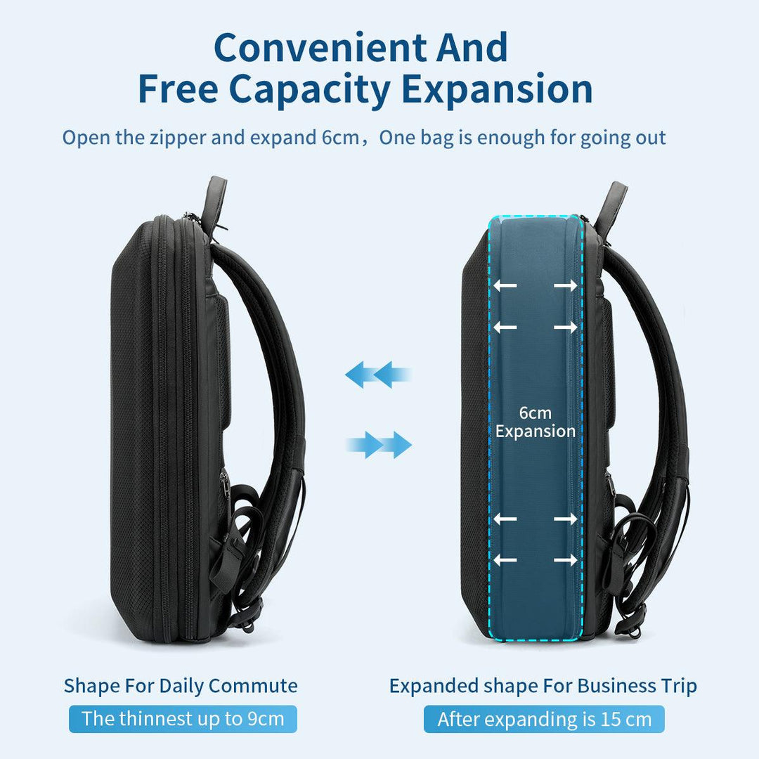 Expanded Anti-splash Hard Shell Shaped Backpack - Trendha