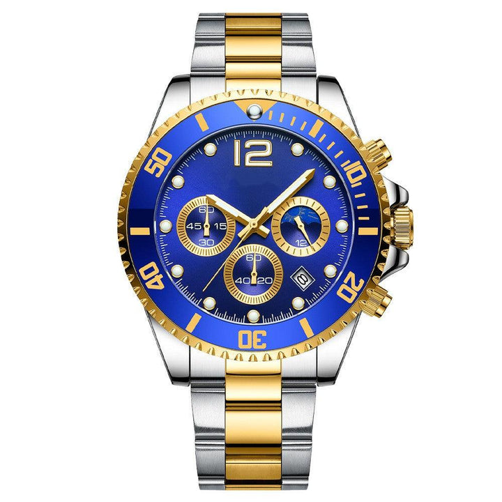 Fashion Casual Steel Band Six Needle Steel Band Watch - Trendha