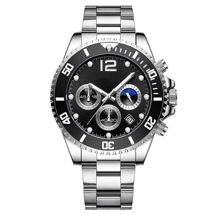 Fashion Casual Steel Band Six Needle Steel Band Watch - Trendha