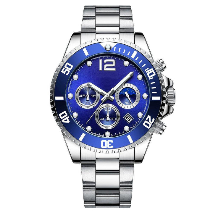 Fashion Casual Steel Band Six Needle Steel Band Watch - Trendha