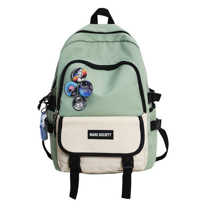 Fashion College Students School Bags High School Students Large Capacity Travel Computer - Trendha