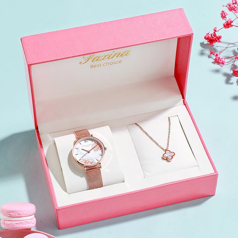 Fashion Gift Set French Ladies Watch - Trendha