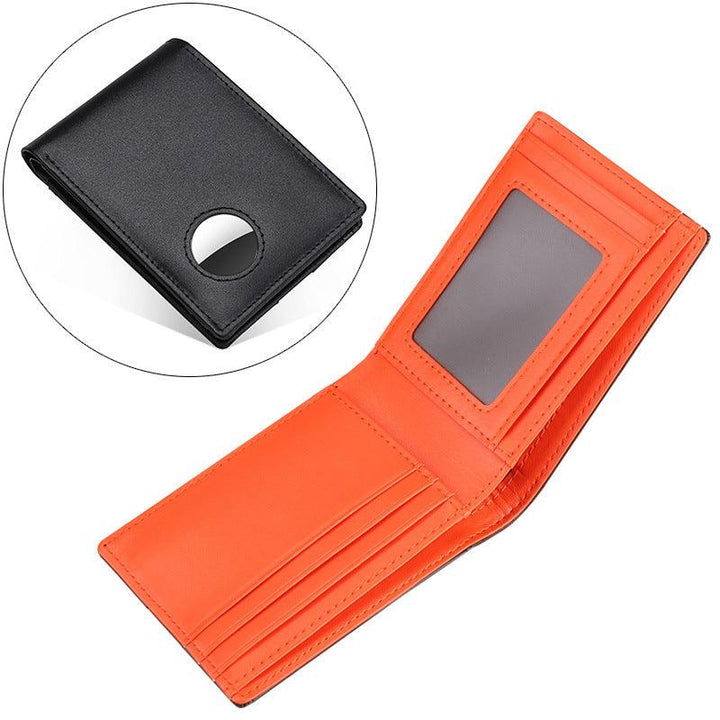 Fashion Men Leather Tracker Wallet - Trendha