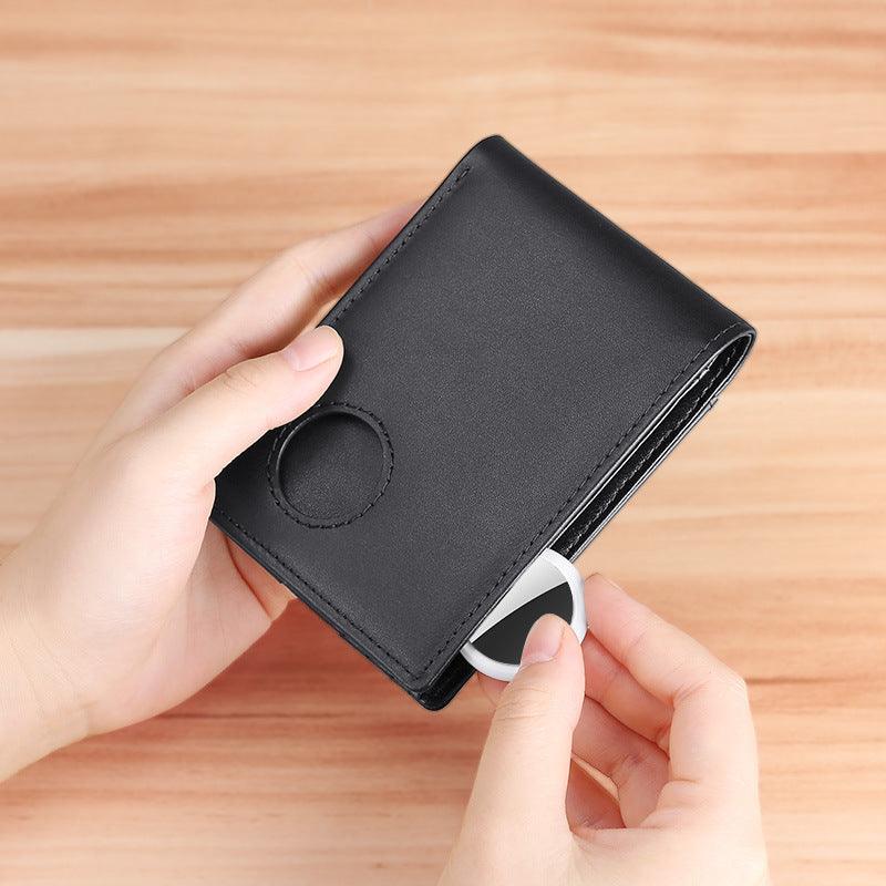 Fashion Men Leather Tracker Wallet - Trendha