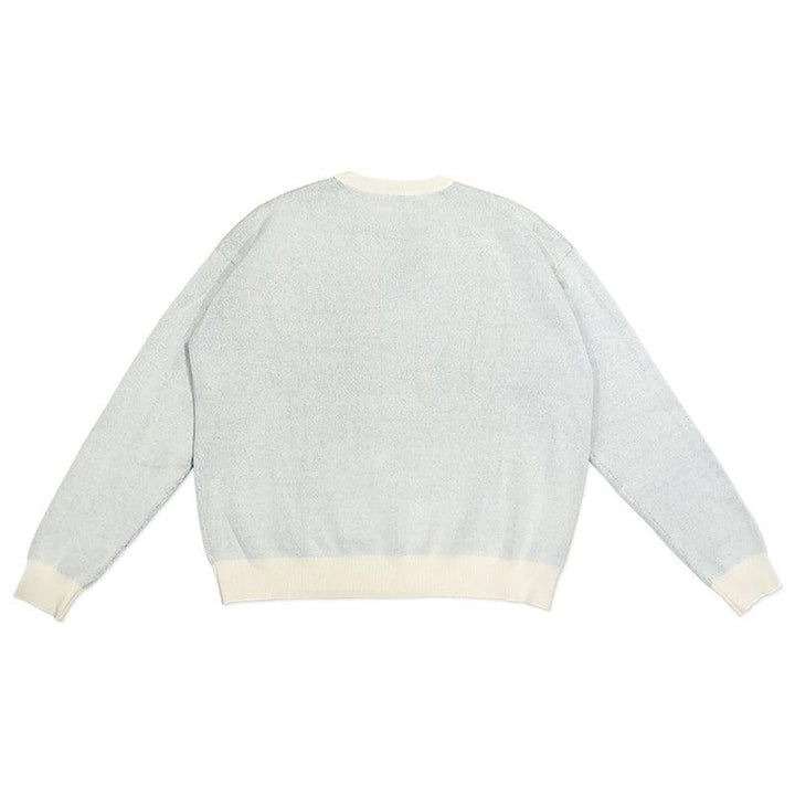 Fashion Women's Cartoon Pullover Round Neck Loose Sweater - Trendha