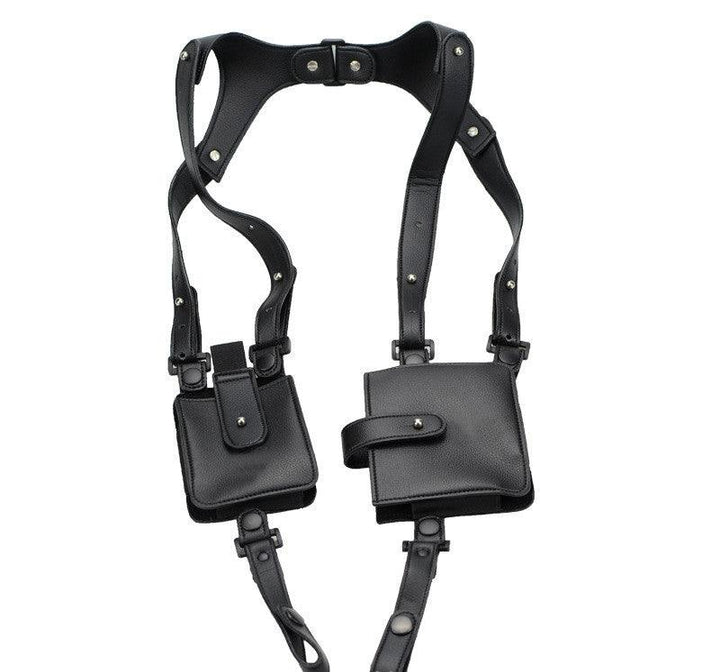 First Layer Cowhide Underarm Wallet Mobile Phone Bag Shoulder Strap - Trendha