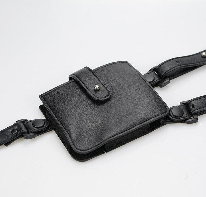 First Layer Cowhide Underarm Wallet Mobile Phone Bag Shoulder Strap - Trendha