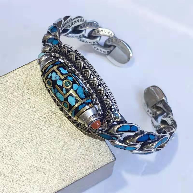 Five-character Mantra Transfer Bracelet From Ulan Flower To Tianzhu - Trendha