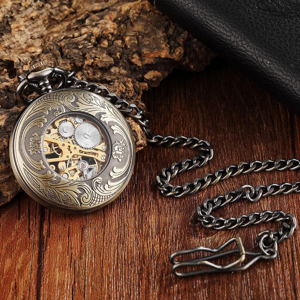 Flip Mechanical Pocket Retro Necklace Watch - Trendha