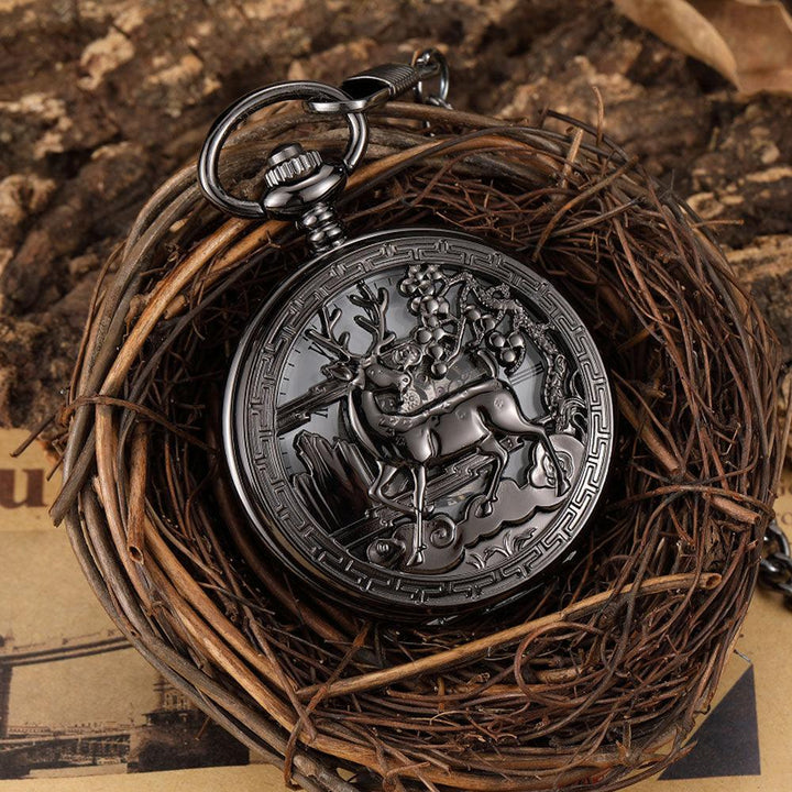 Flip Mechanical Pocket Retro Necklace Watch - Trendha
