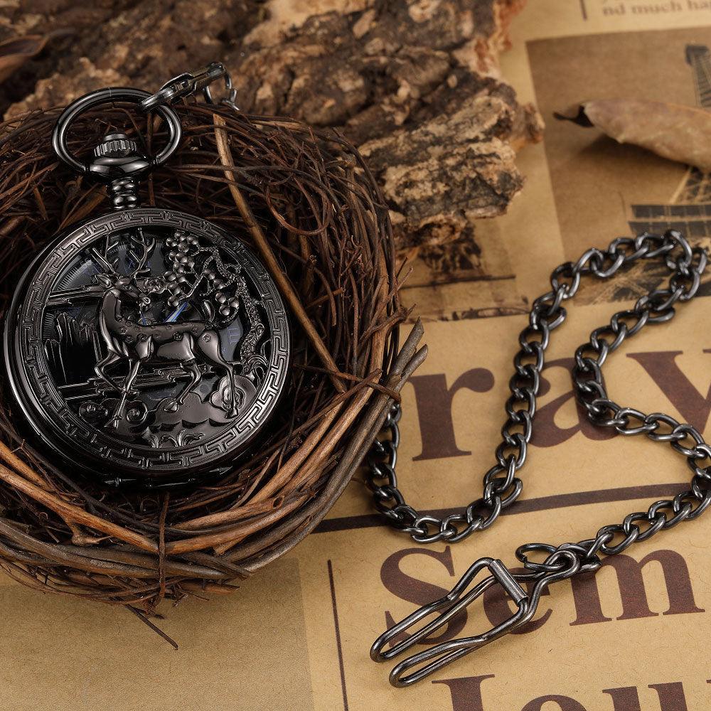 Flip Mechanical Pocket Retro Necklace Watch - Trendha