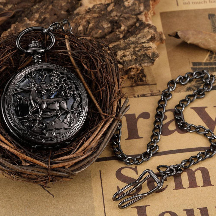 Flip Mechanical Pocket Retro Necklace Watch - Trendha