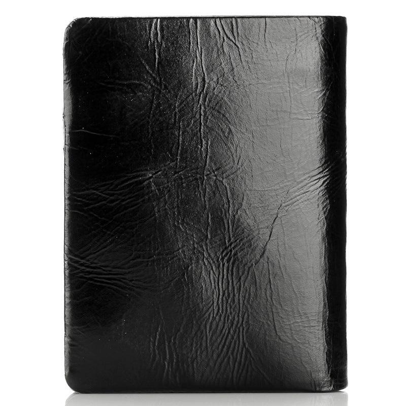 Genuine Leather Men's Wallet Fashion Oil Wax Leather - Trendha