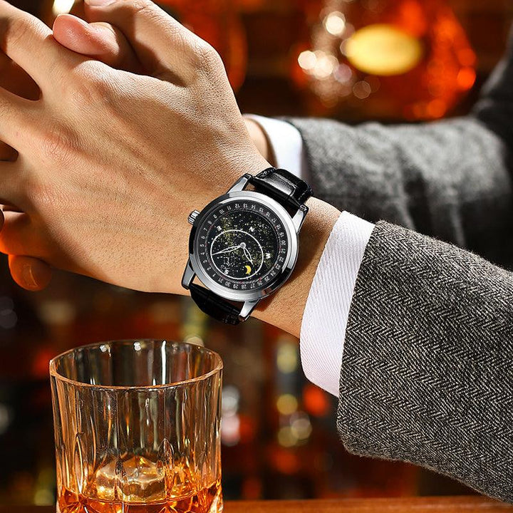 Gypsophila Men's Quartz Luminous Waterproof Fashion Business Watch - Trendha
