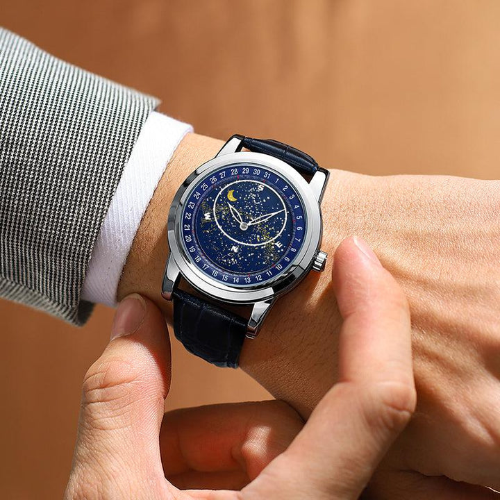 Gypsophila Men's Quartz Luminous Waterproof Fashion Business Watch - Trendha