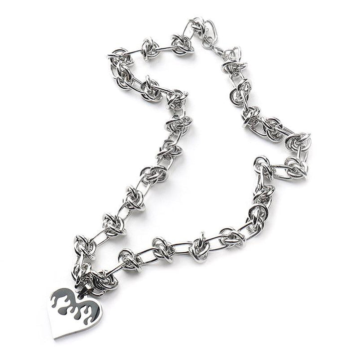 Hip Hop Dark Wind Collar Chain Male - Trendha