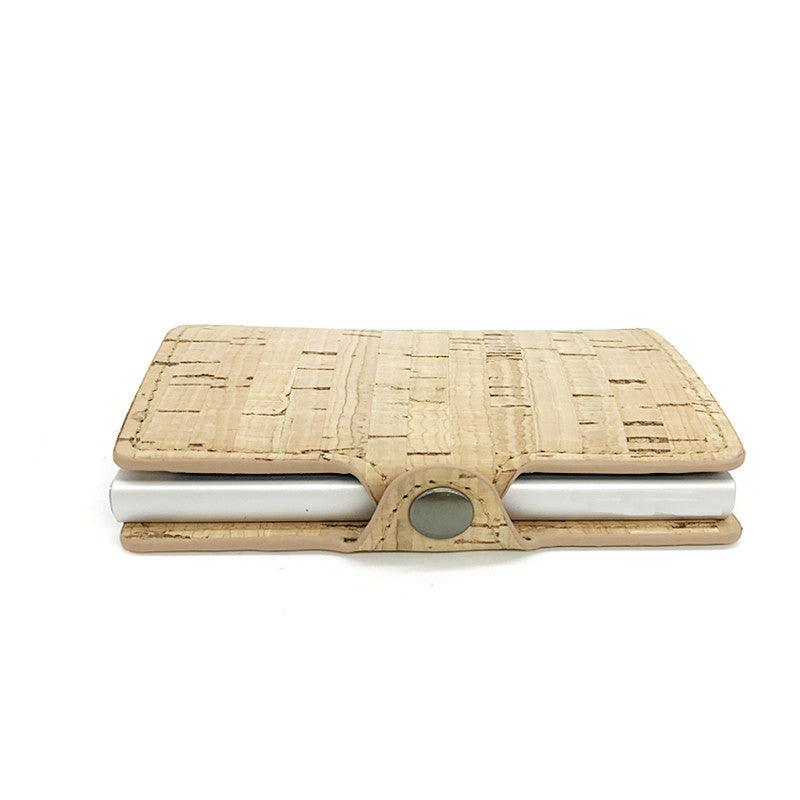 Holder Retro Anti-theft Brush Wallet Metal Card Box Buckle Wallet - Trendha