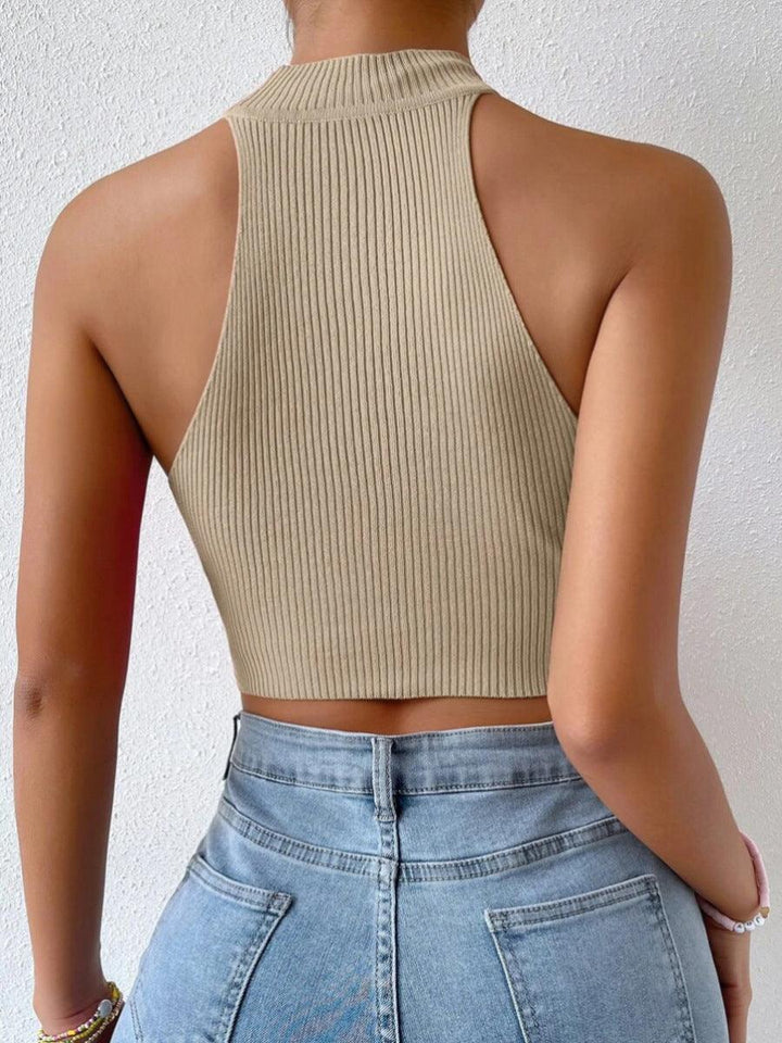 Hot Girl Style Camisole Top Knitted Vest For Women - Trendha