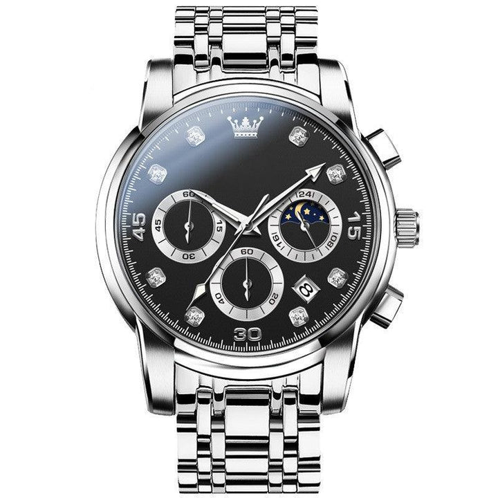 Hot Selling Metal Multifunctional Men's Quartz Watch - Trendha