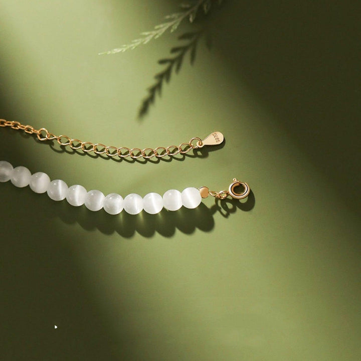 Hotan Jade Sterling Silver Bracelet Girl - Trendha