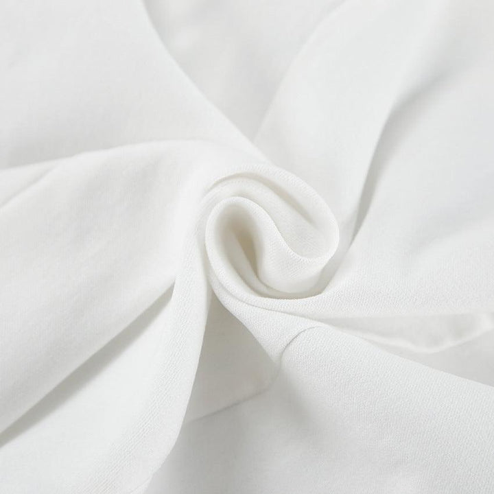 Inner Design White Square-cut Collar Sleeveless Top - Trendha