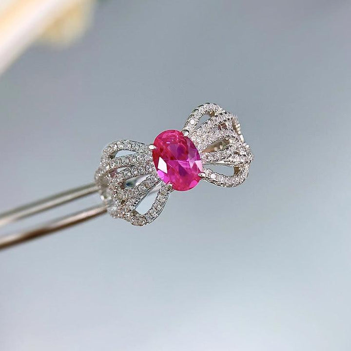 Jewelry Bow Lace Design Sense European And American Fashion Ring - Trendha
