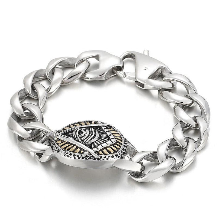 Jewelry Retro Old Creative Personality Stainless Steel Bracelet - Trendha