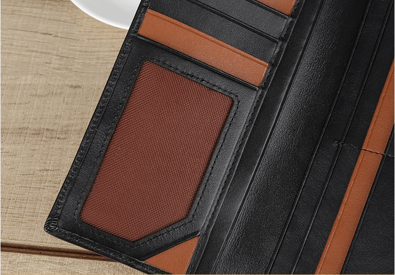 Large Capacity Anti Lost Business Leather Clutch - Trendha