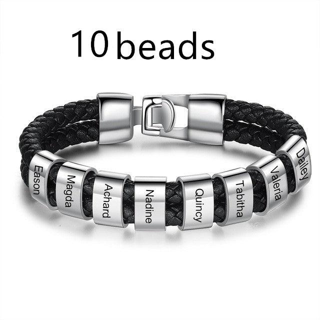 Leather Braided Men's Personality Couple Bracelet - Trendha