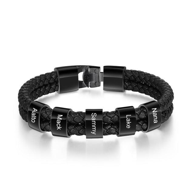 Leather Braided Men's Personality Couple Bracelet - Trendha
