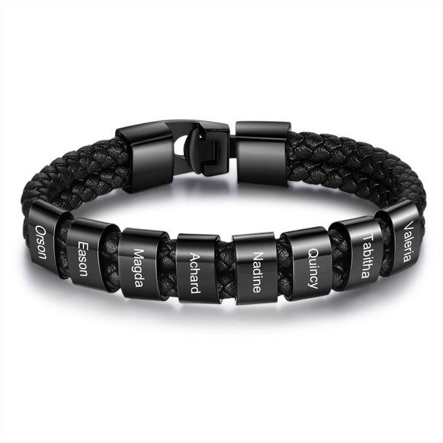 Leather Braided Men's Personality Couple Bracelet - Trendha