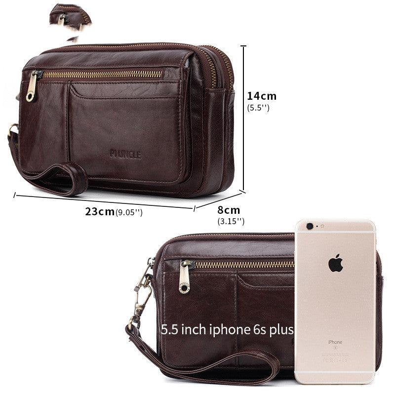 Leather Clutch Men's Envelope Bag Clutch Bag Men's Bag Clutch Large Capacity - Trendha
