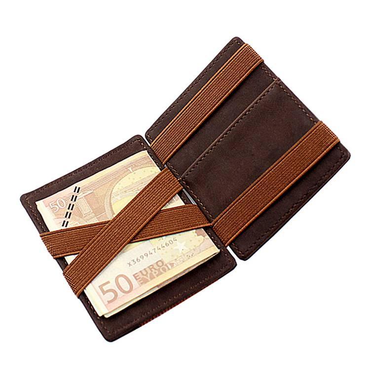 Leather Wallet Crazy Horse Leather Retro - Trendha