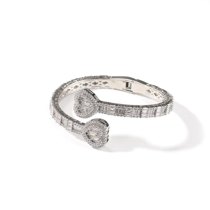 Love Spring Buckle Bracelet Geometric Diamond - Trendha