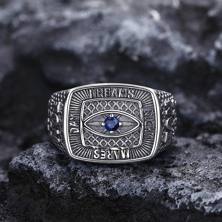 Men's 925 Sterling Silver Eye Ring - Trendha