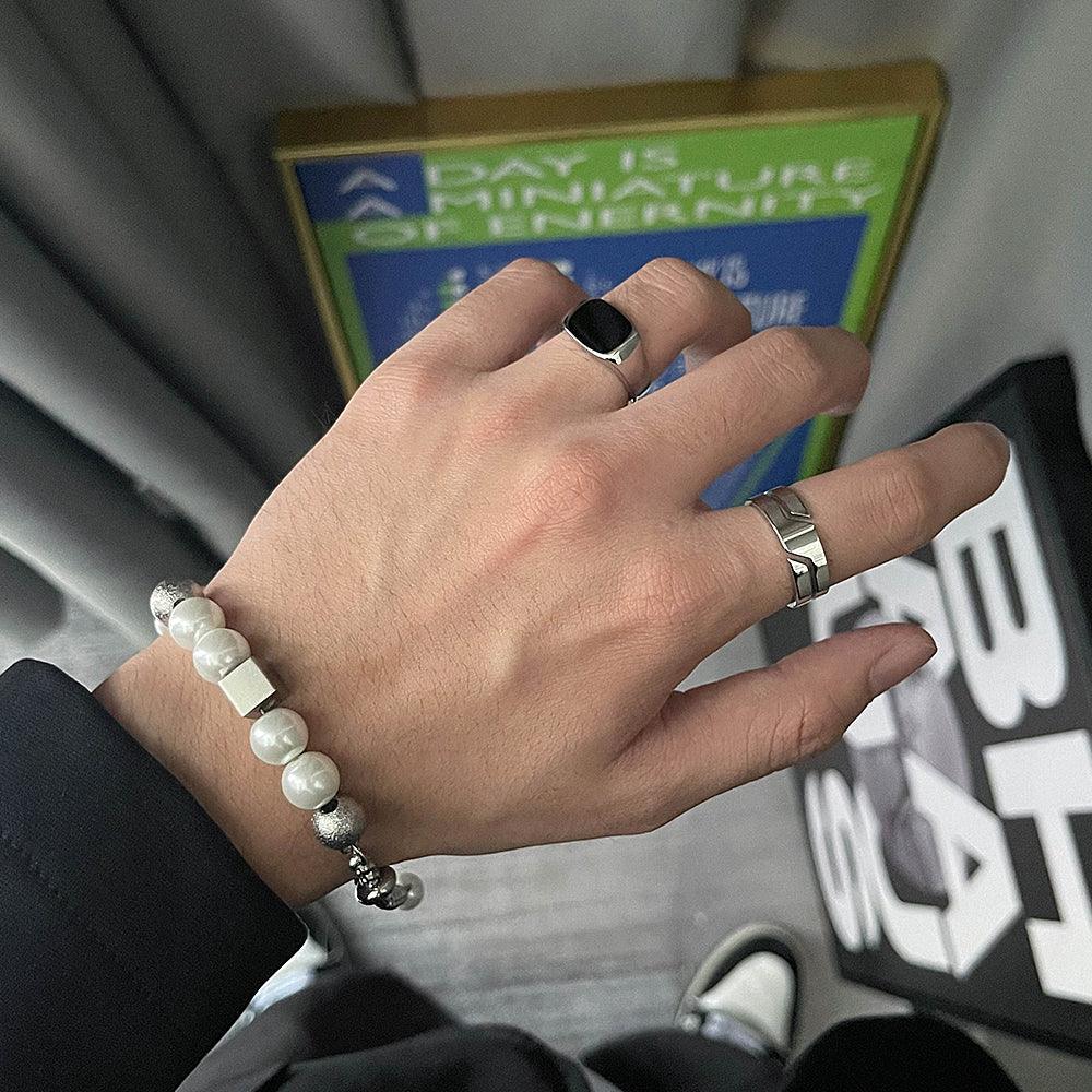 Men's And Women's Pearl Cuba Double Bracelet - Trendha