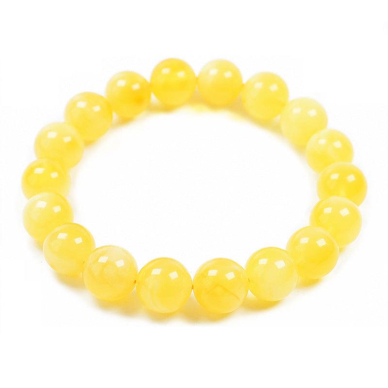 Men's And Women's Russian Chicken Oil Yellow Beeswax Jewelry - Trendha