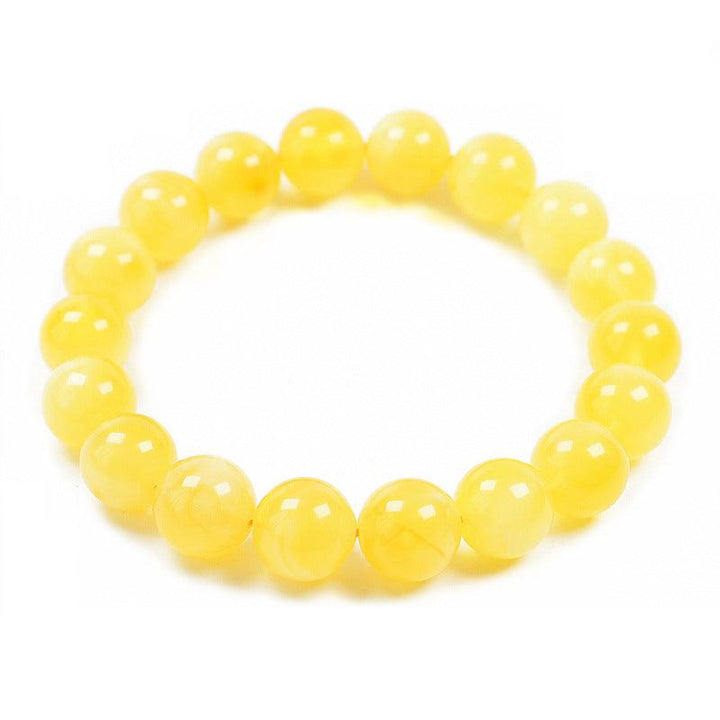 Men's And Women's Russian Chicken Oil Yellow Beeswax Jewelry - Trendha