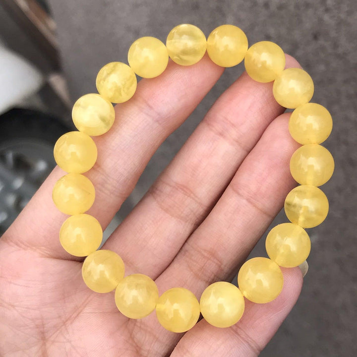 Men's And Women's Russian Chicken Oil Yellow Beeswax Jewelry - Trendha
